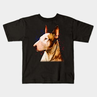 Bullie Beauty Fashionable Tee Celebrating the Endearing Bull Terrier Breed Kids T-Shirt